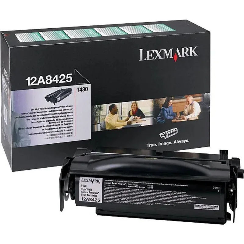 Toner Lexmark 12A8425 Preto 12000 Paginas T430 T430dn