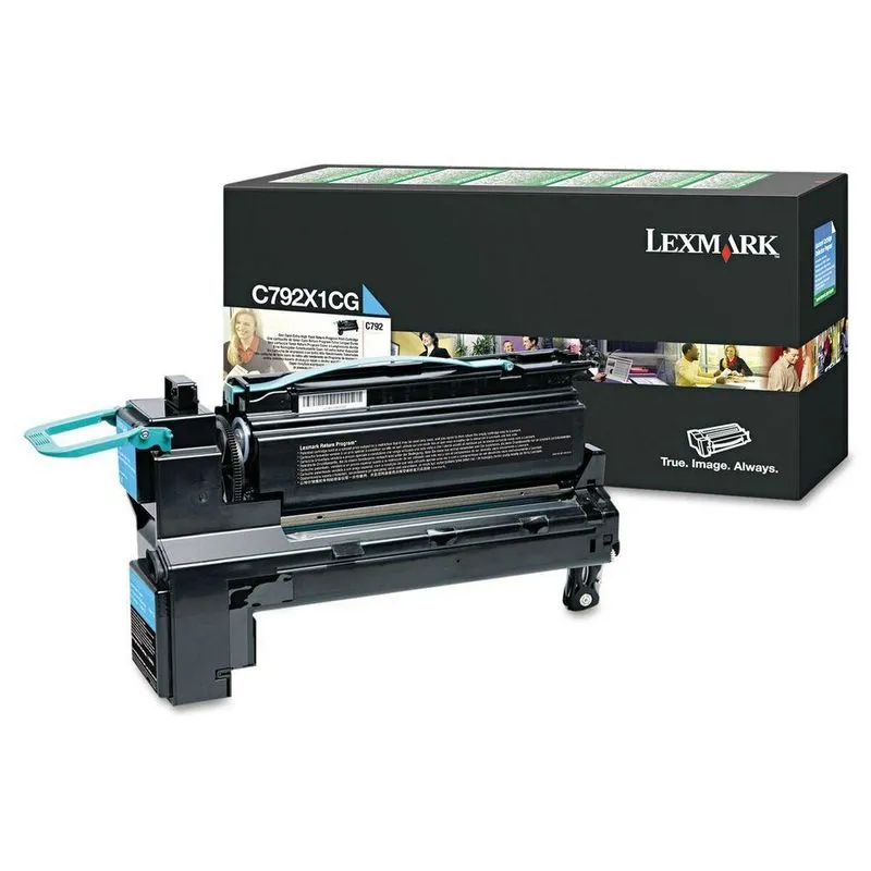 Toner Lexmark C792x1cg Ciano Original para Impressora
