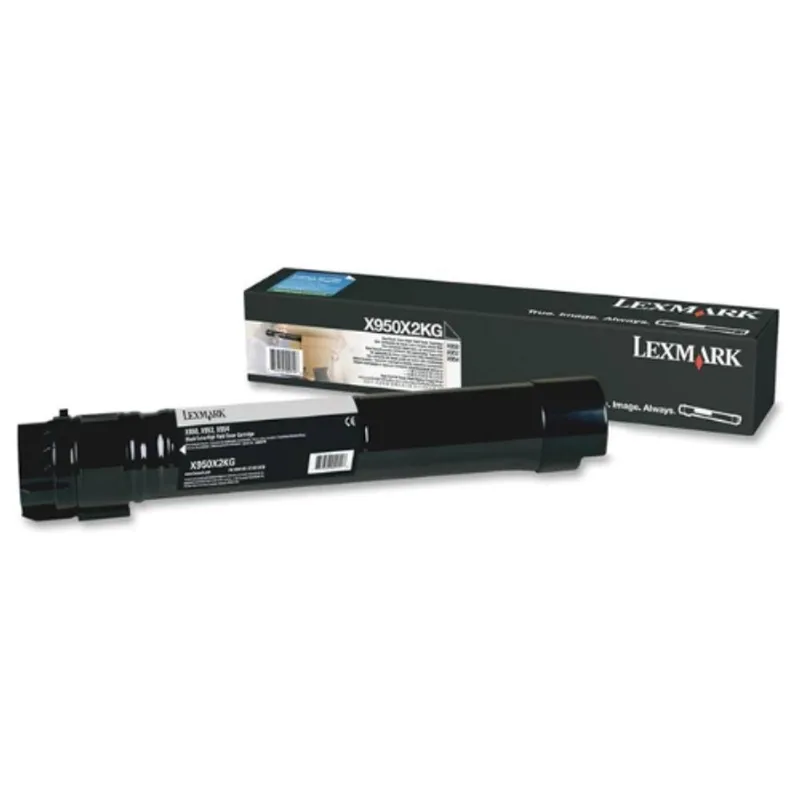 Toner Lexmark X950X2KG Preto para X950de X954dhe 32.000 Páginas