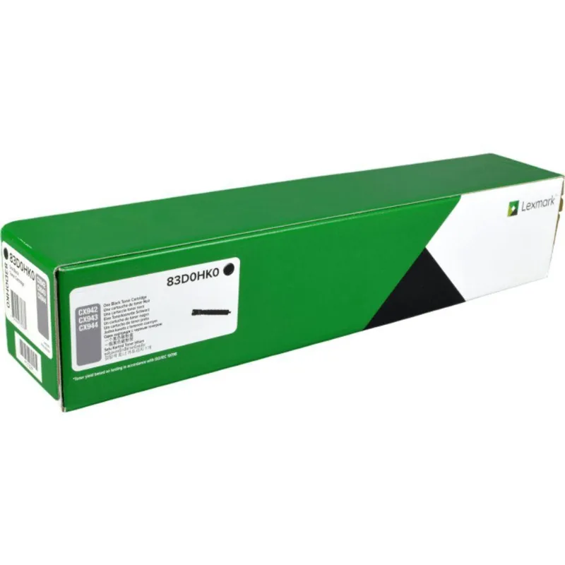 Toner Lexmark 83D0HK0 Preto Original Rendimento 45.000 Páginas