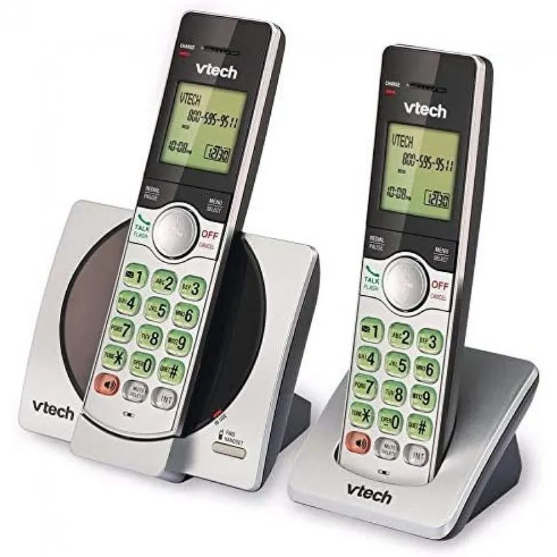 Telefone Sem Fio Expansivel Com Identificador De Chamadas E Viva Voz, 2 Aparelhos, Vtech Cs6919