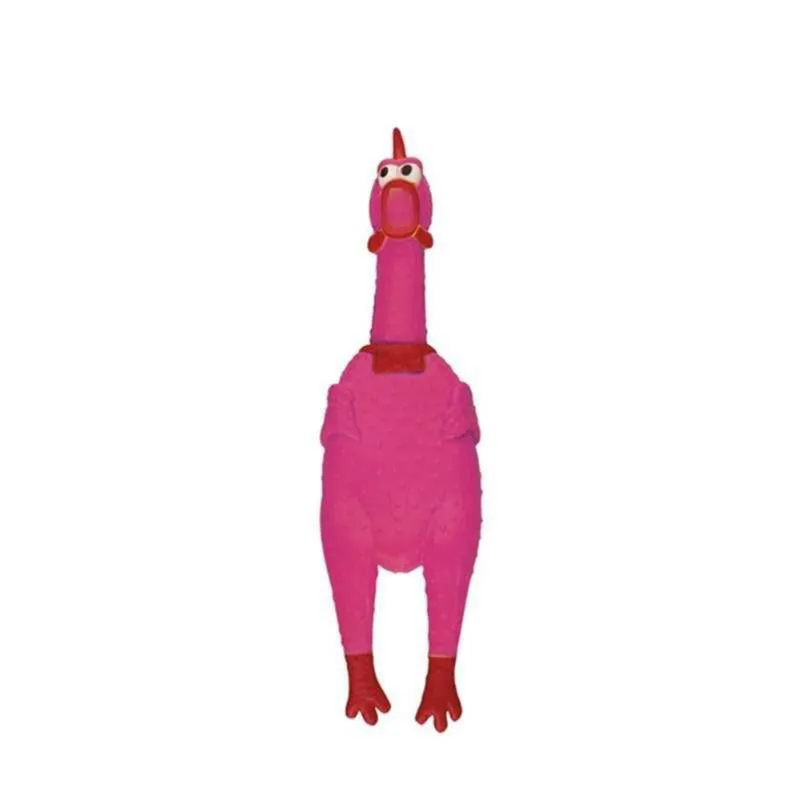 Brinquedo Pet Cães Frango Gritando Color 31Cm