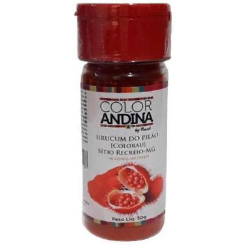 Urucum Do Pilão (colorau) Natural Color Andina 50g