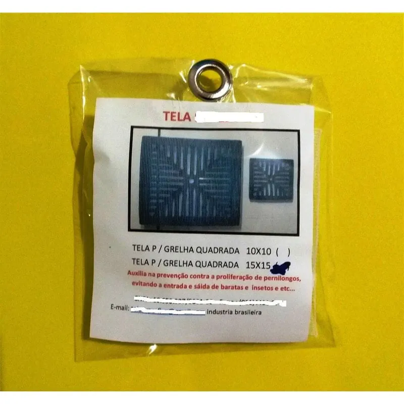 Tela Para Grelha Anti-Insetos Quadrada 1 Peça 30X30