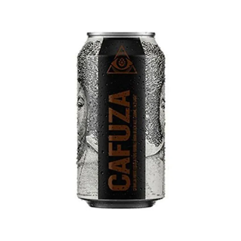 Cerveja Cafuza Double India Black Ale Lata 350ml Dogma