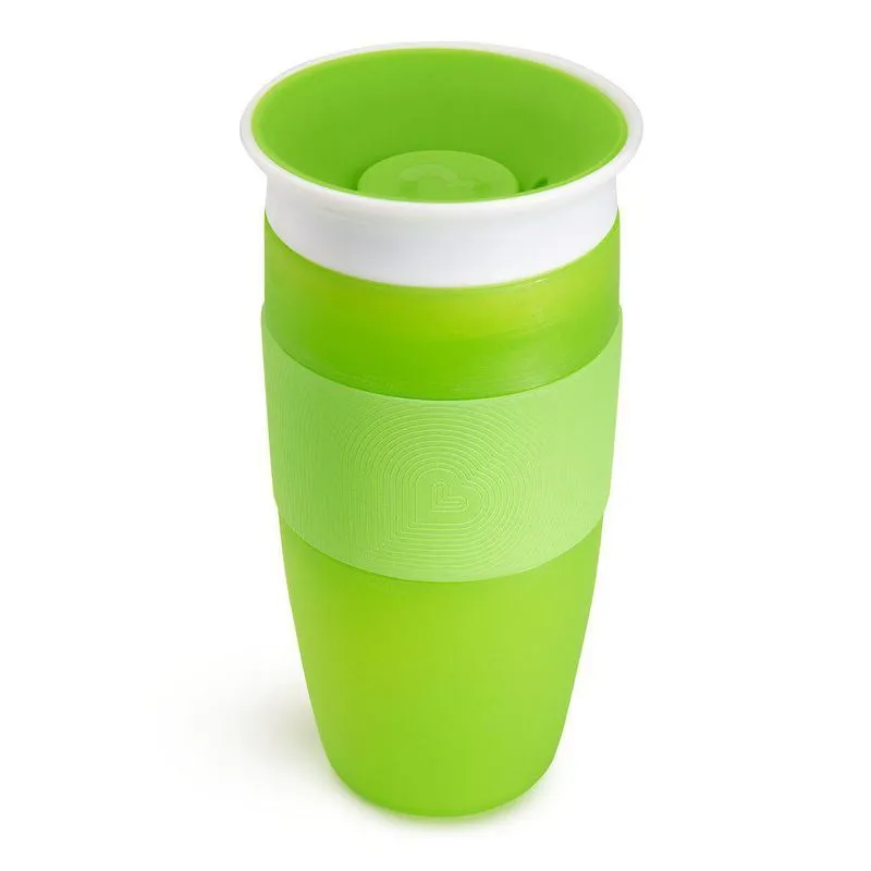 Copo De Treinamento Grande Miracle 360° 414ml Verde