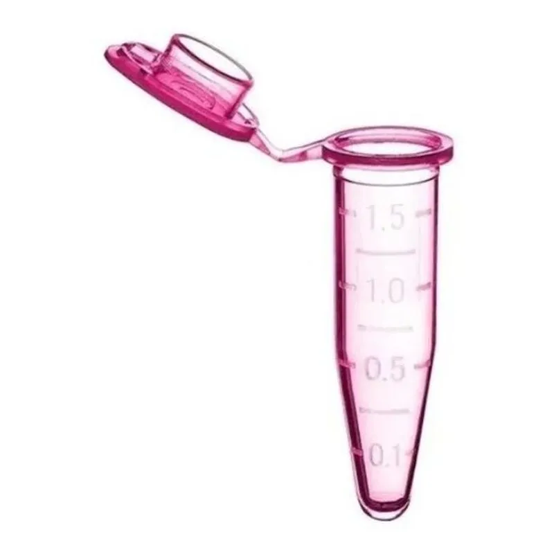 Microtubo Tipo Eppendorf Cap. 1,5ml, Graduado Pp, Rosa Pct