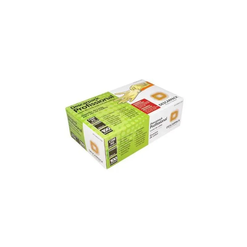Luva De Látex Uso Não Médico Com Pó Tamanho G-20cx C/100und