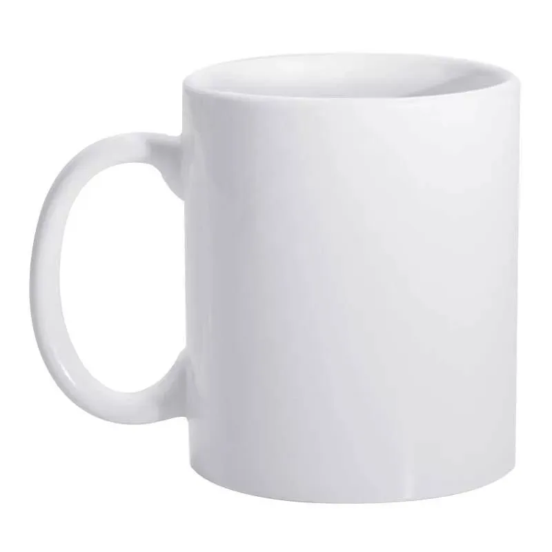 3 Canecas Porcelana Resinada Branca Para Sublimação 325Ml