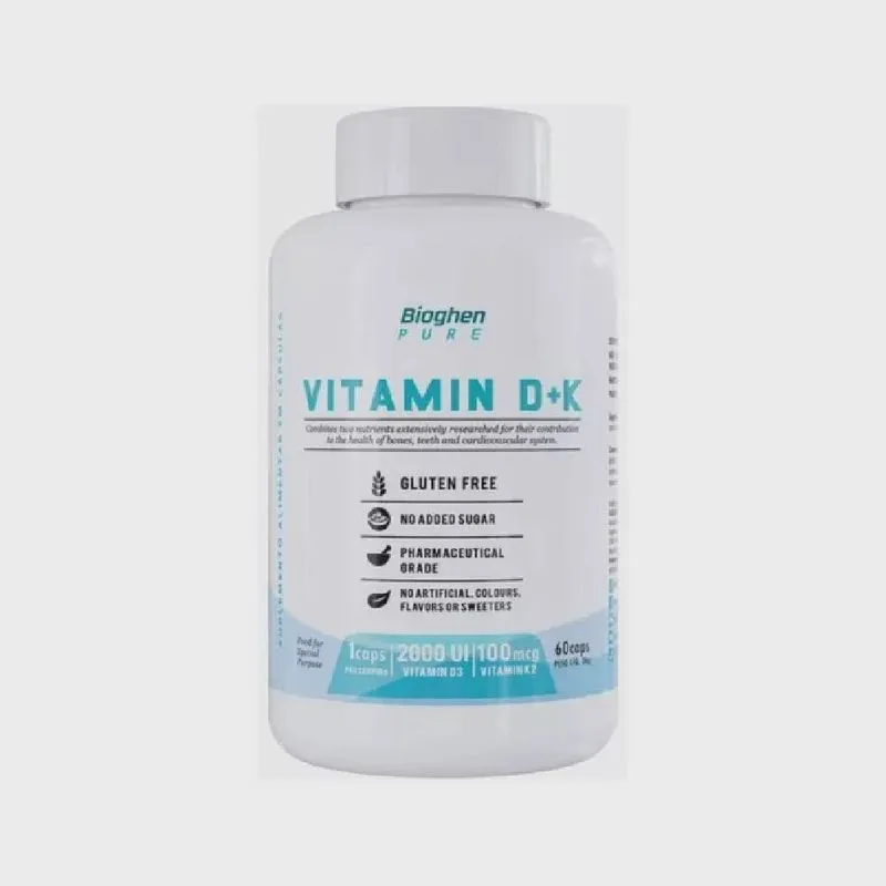 Vitamin d + k 60 caps - bioghen pure