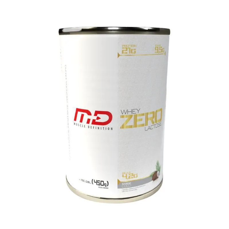 Whey Zero Lactose Md - 450g - Md Muscle Definition - Coco