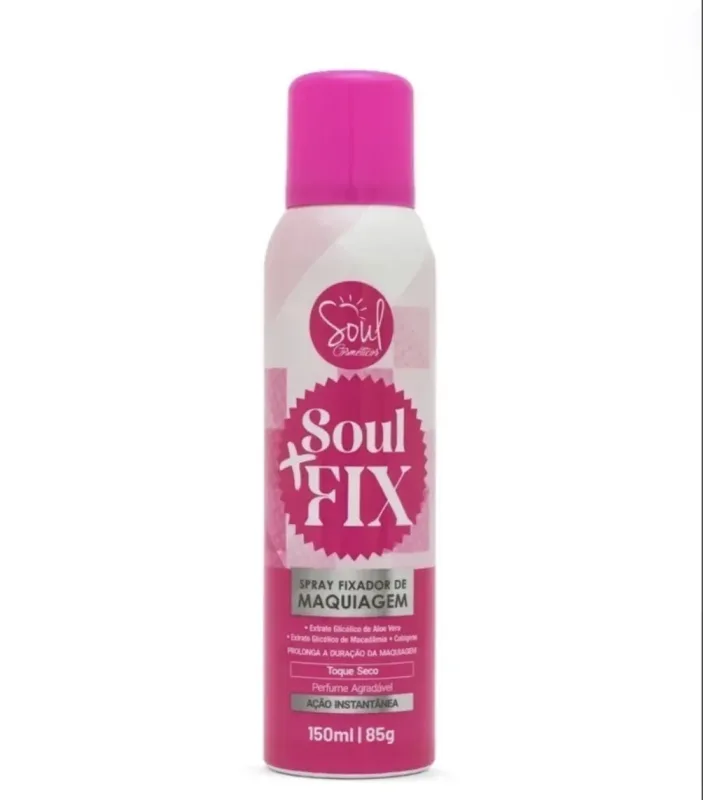 Spray Fixador de Maquiagem - SOUL COSMÉTICOS - Lulu Make & Acessórios