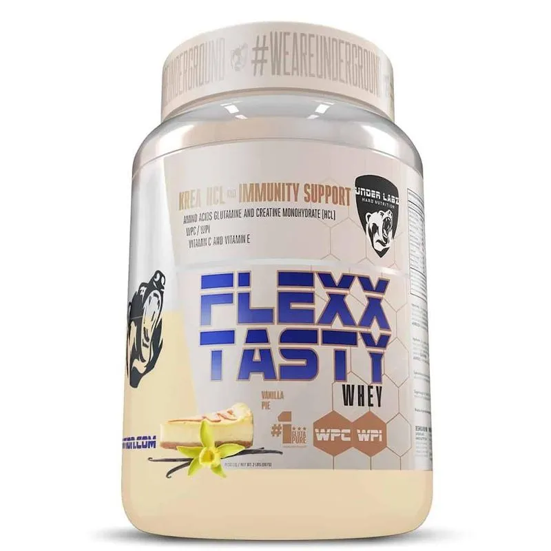 Flexx Tasty Whey 907g Vanilla Pie - Under Labz