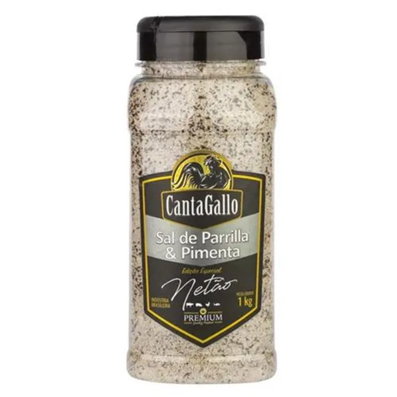 Sal Netão Cantagallo Sal De Parrilla E Pimenta 900g