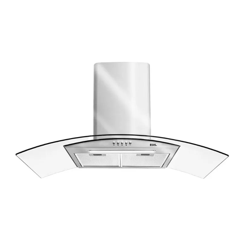 Coifa e Depurador de Parede Inox com Vidro Curvo 90cm Eco90PV 220V - EOS B163422