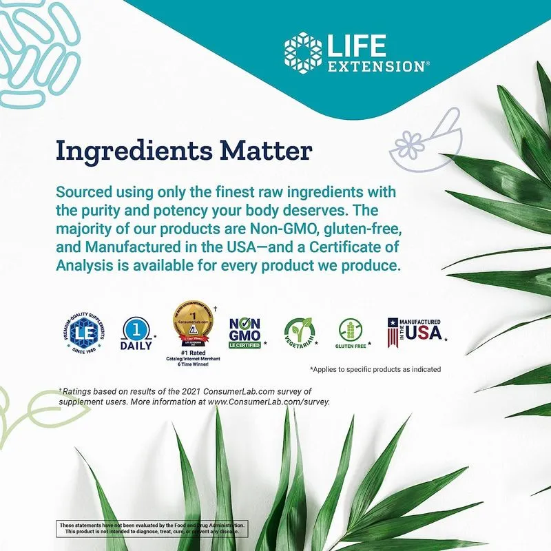 Olive Oil Life Extension California Estate Extra Virgin 500