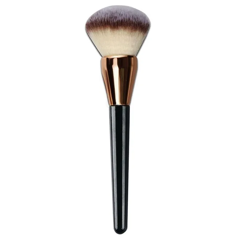 Conjunto De Pincéis De Maquiagem Rn Beauty Premium Kabuki Brushes (ouro Rosa)