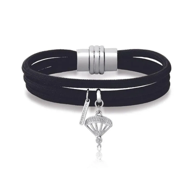 Pulseira Esportes Radicais Revestida Em Metal Prateado