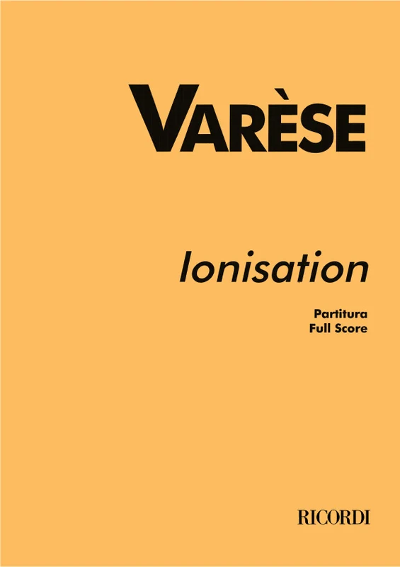 Ionisation (Percussion Ensemble Score) 楽譜