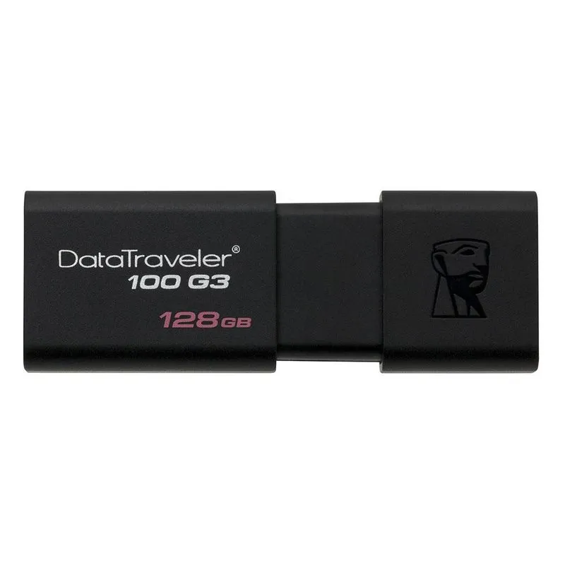 Pendrive USB 3.0 - 128GB - Kingston DataTraveler 100 G3 - DT100G3/128GB