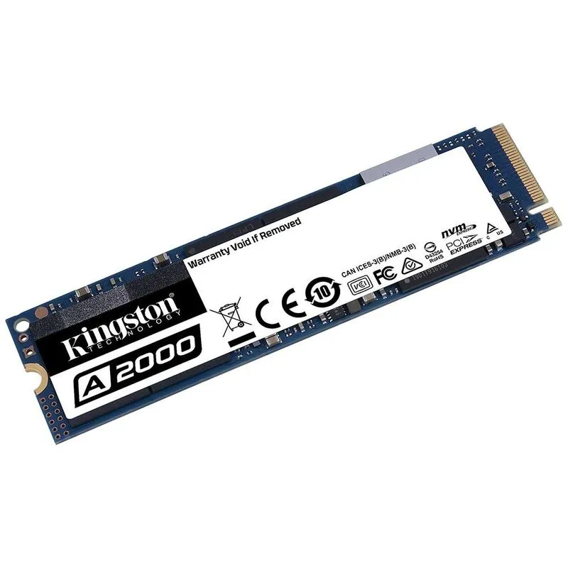SSD - M.2 (2280 / PCIe NVMe) - 500GB Kingston A2000 SA2000M8/500G