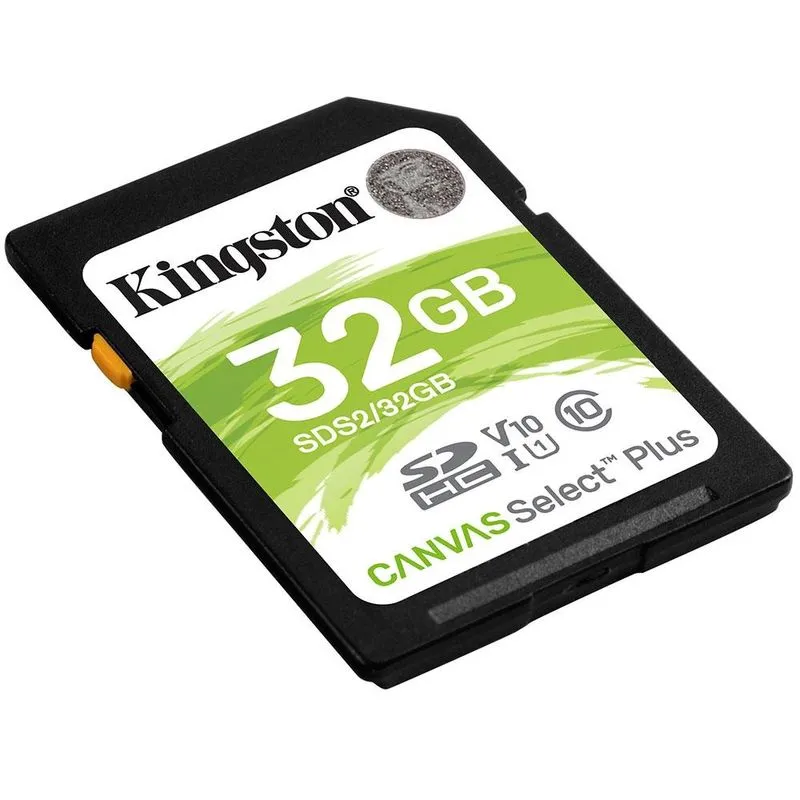 Cartão de Memória - 32GB - Kingston Canvas - Classe 10 - SDS2/32GB