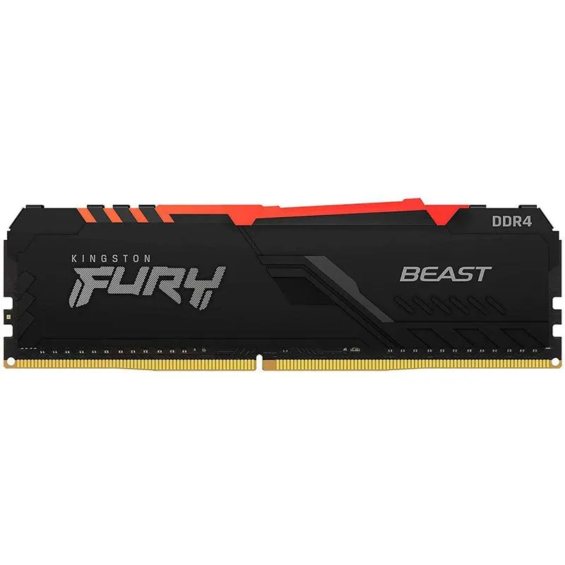 Memória Gamer Kingston Fury Beast, 16GB, DDR4, 3600MHz