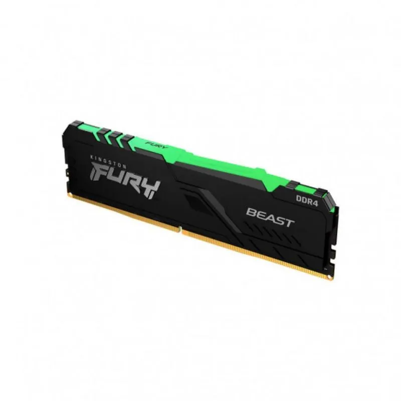 Memória 16GB DDR4 3000 Kingston Fury Beats RGB CL16 Black
