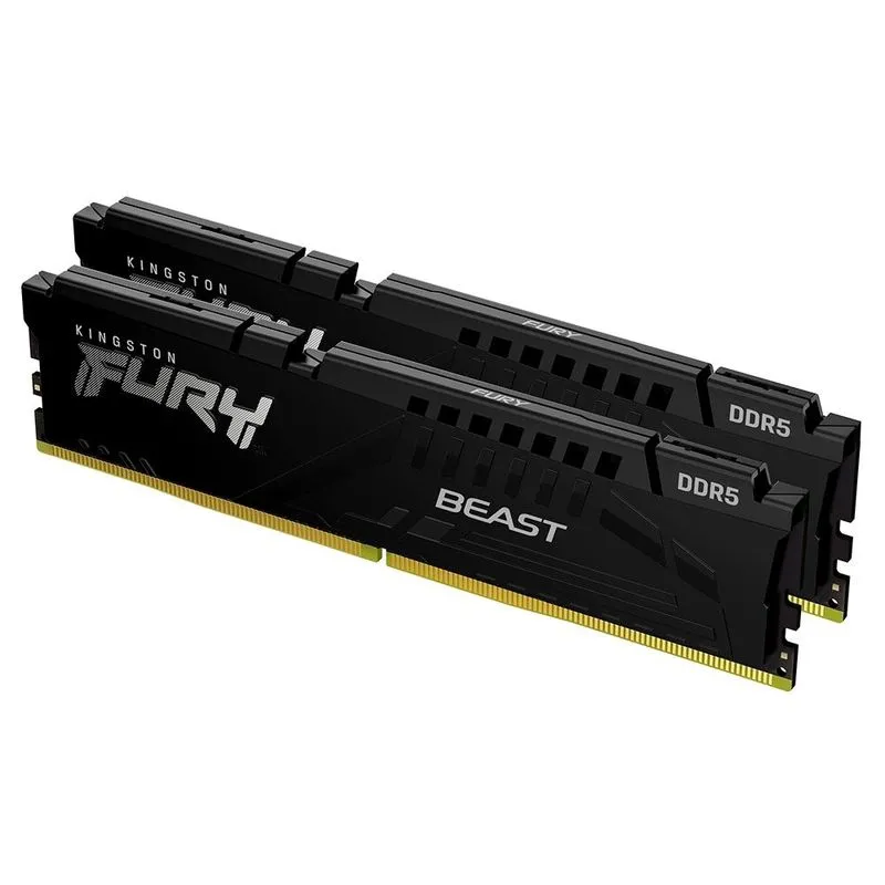 Memória DDR5 - 32GB (2X16GB) / 5200MHz / Kingston Fury Beast - KF552C40BBK2-32