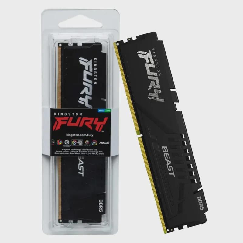 Memoria 16gb Ddr5 5200 Cl40 1.25V Fury Beast Gaming KF552C40BB-16 Kingston