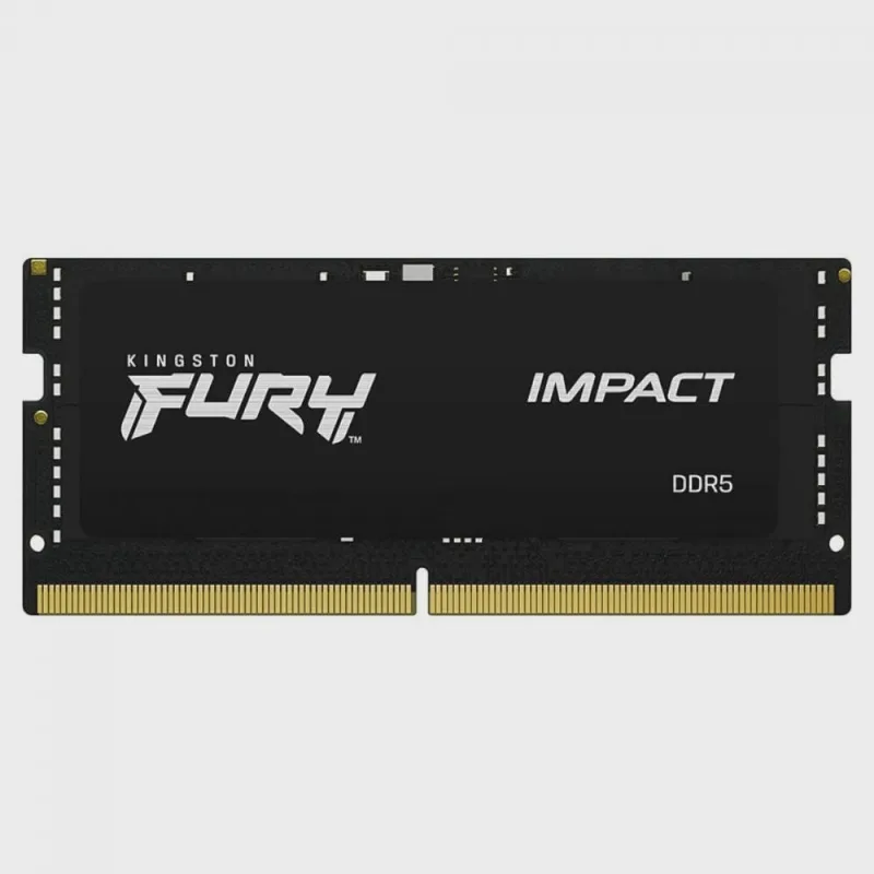 Memória de 16GB sodimm DDR5 4800Mhz fury Impact Black 1,1V 1Rx8 262 pinos para notebook/gamers KF548S38IB-16