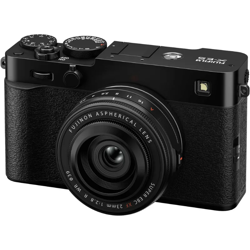 Câmera FujiFilm X-E5 Mirrorless com Lente XF 23mm f/2.8 (Preta)