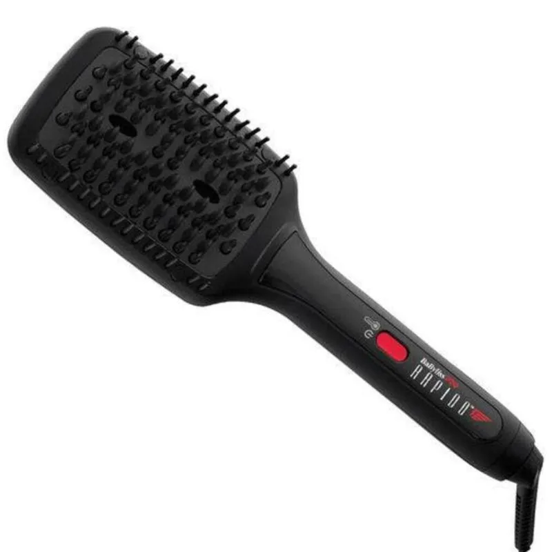 Escova Elétrica Raquete Rapido Iônica e Térmica Hyper Stik Plus Babyliss Pro 127V