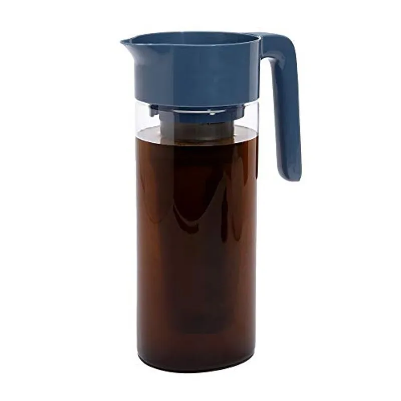 Boa E Hermética Coffee Brew Iced Coffee Maker, Construção Plástica Tritan Durável À Prova De Quebra, Tampa À Prova De Vazamento, Gran