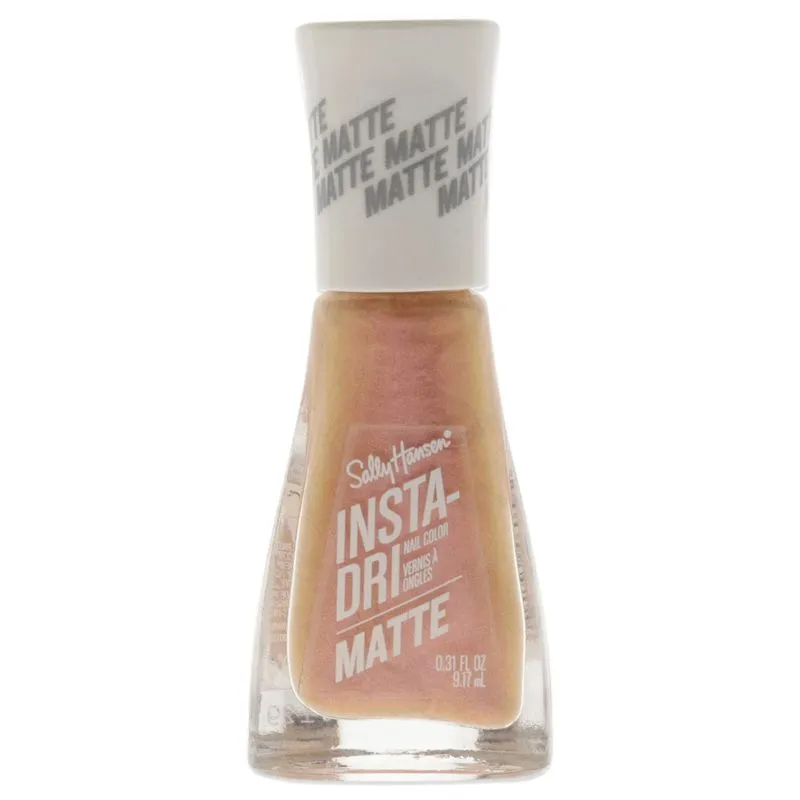 Verniz De Unhas Sally Hansen Insta Dri Matte Metallics Rose Flus