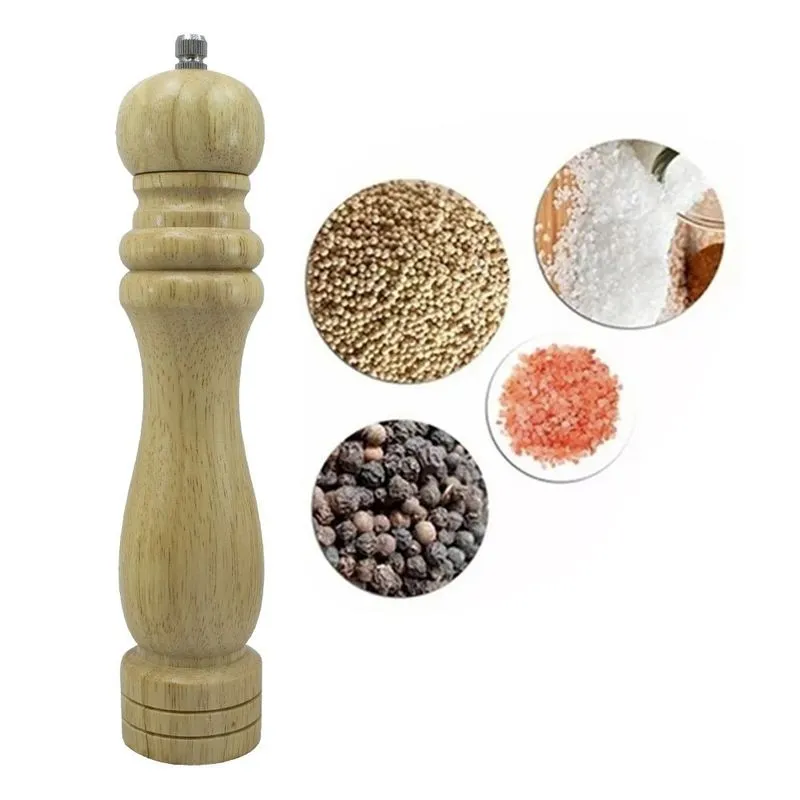 Moedor de Sal e Pimenta Moinho em Cerâmica Manual 26cm