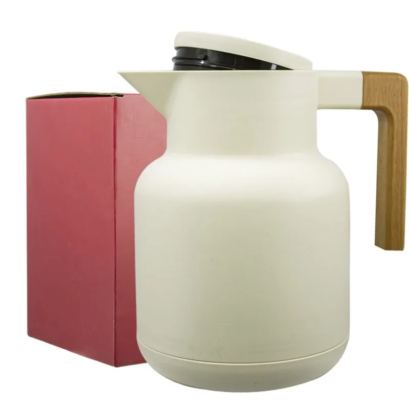 Garrafa Térmica Para Café E Chá 1,5 Litros Flask Color Creme