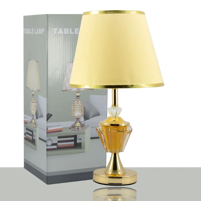 Abajur Moderno Luminária Quarto Londres Dourado 45cm ArtHome