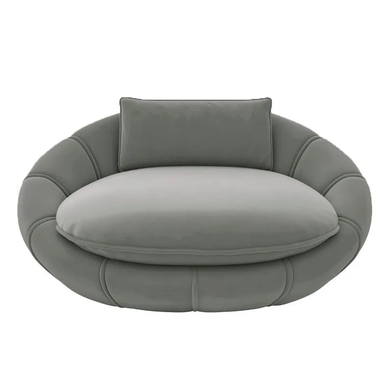 Cama Cachorro Pet Diamond Cinza Estilo Poltrona Tecido Veludo