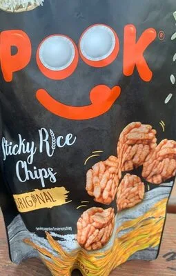 Sticky rice chips