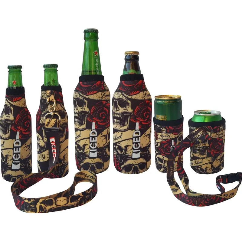 Porta Cerveja Em Neoprene ( Kit 6 Itens)