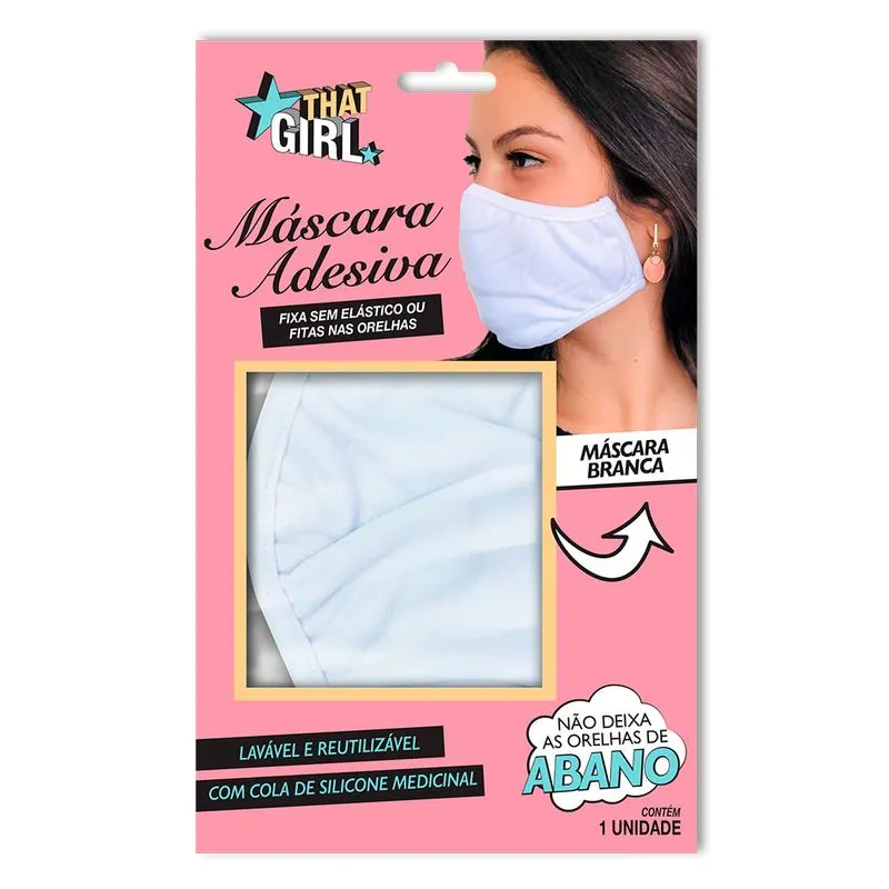 Máscara de Proteção That Girl – Máscara Adesiva Branca