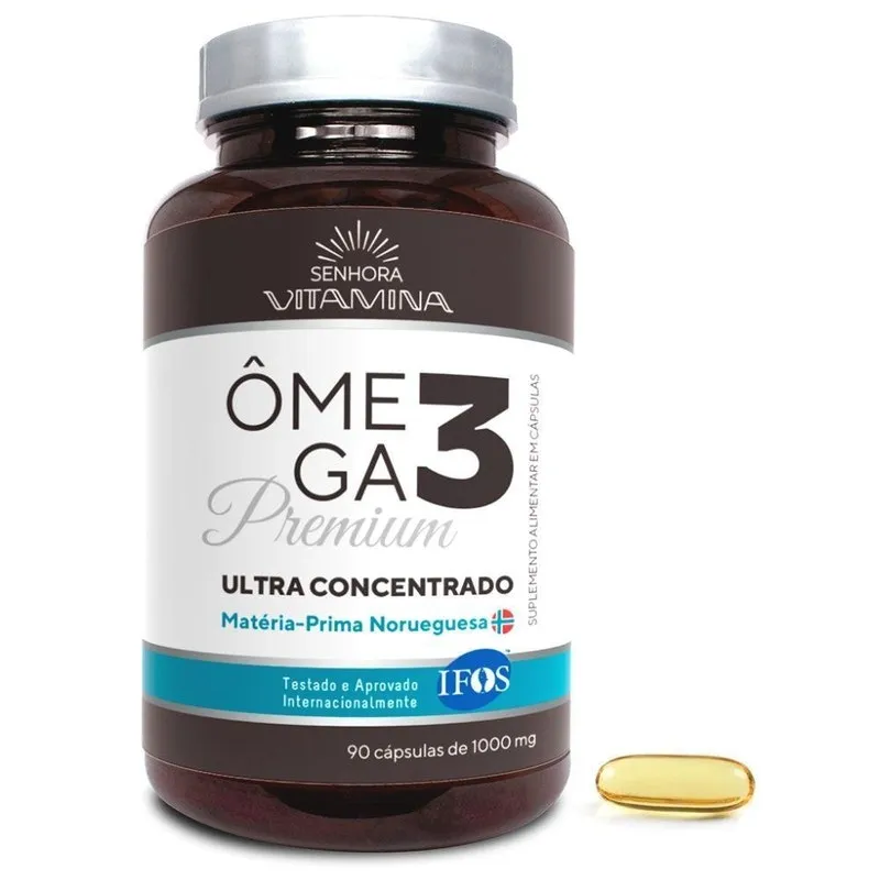 Ômega 3 Importado Da Noruega Ultra Concentrado 90 Cápsulas