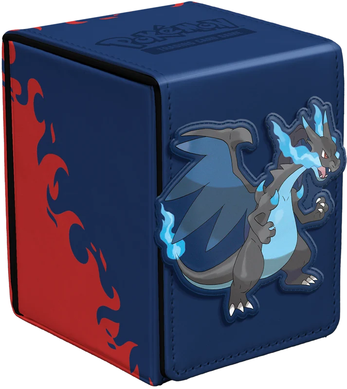 Ultra Pro - Pokémon - Alcove Flip Deck Box - Mega Charizard X