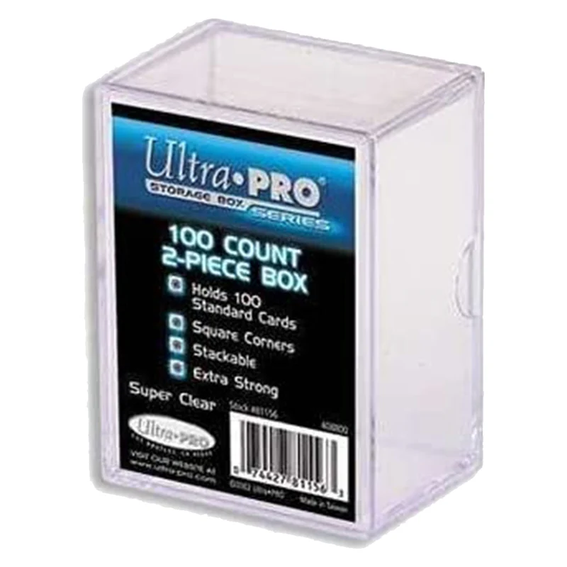 Ultra Pro - 2 Piece Plastic Box 100 Count Gameology
