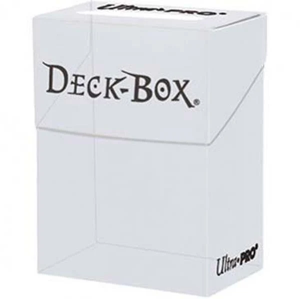 Deck Box: - PRO 80+ - Solid Color - Clear (80 ct)