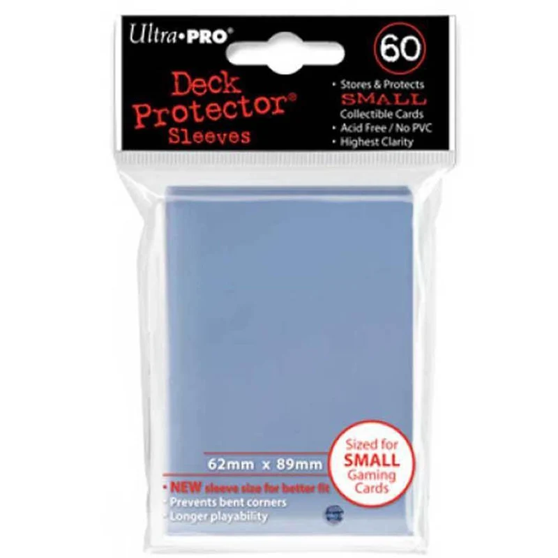 ULTRA PRO Deck Protector Sleeves Small Yugioh (Clear) Gameology