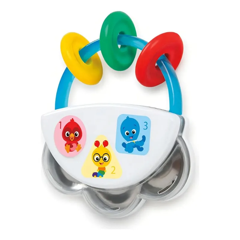 Pandeiro Infantil com Argolas Coloridas - Baby Einstein