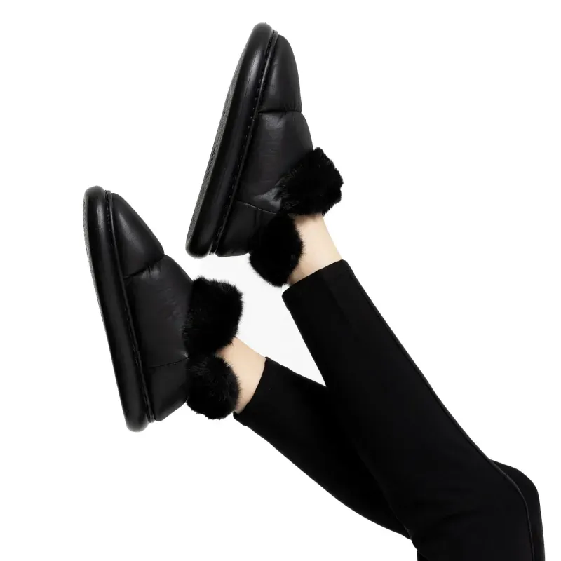 Pantufa Flowfa Taylor Feminina Preta PRETO - 39