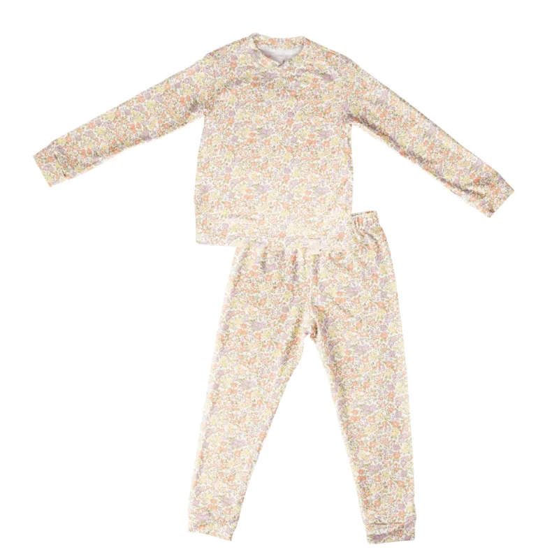Pijama Manga Longa Infantil Floral Maju Bup Baby Pijama Manga Longa Infantil Floral Maju 5 Anos Bup Baby